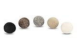 5 x Katzenspielzeug Katzenball Filz - Hergestellt aus 100% Natürlicher Wolle,Filzball, Katzenspielzeug