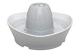PetSafe Keramik-Trinkbrunnen Streamside, Für Katzen und kleine Hunde geeignet, Leiser Betrieb, 1,8 L Wasserkapazität