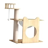Dualoai Katzenspielturm mit Innovativem Design, S