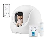 Catlink Baymax Selbstreinigende Katzentoilette, Überwachung der Gesundheit Ihrer Katze, Geeignet für Katzen von 1,5-10 kg, für Mehrere Katzen