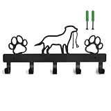 Idezek Aufbewahrungsorganisator für Hundesachen, Kleiderhaken für Hunde,Wandmontierte Aufbewahrungshaken | Wandschlüsselhalter mit Hundepfoten-Motiv für Bauernhaus-Schlafzimmer