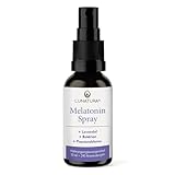 Lunatura Melatonin Spray - mit Lavendel, Baldrian und Passionsblume - 0,5 mg Melatonin pro Tagesdosis - 30 ml - 240 Anwendungen