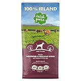 Irish Pure Trockenfutter Adult | 12kg | Weiderind & Freiland-Huhn mit Kelp-Alge | Hoher Fleischanteil | Getreidefrei | Sensitiv | Hundetrockenfutter | Hundefutter für alle Rassen