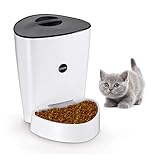 isYoung Automatisierte Futterspender 4L für Katze & Hunde Programmierbarem Fütterungsautomat Pet Feeder mit Timer, LCD Bildschirm