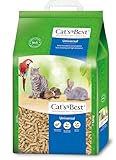 Cat's Best Universal, 100 % pflanzliche Kleintierstreu, nicht klumpende Pellets aus Pflanzenfasern – für Katzen und andere Kleintierrassen, 5,5 kg/10 l