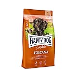 Happy Dog 03541 - Supreme Sensible Toscana Ente und Lachs - Hunde-Trockenfutter für ausgewachsene Hunde - 4 kg Inhalt