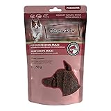 Chewies Fleischstreifen MAXI Hundeleckerli aus 100% Pferdefleisch - 150g - Fleischstreifen MAXI für Hunde - getrocknete Pferde Kaustreifen für Hunde - zuckerfrei & getreidefrei - Dörrfleisch vom Pferd