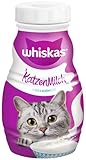 WHISKAS Katzenmilch 200ml, Ergänzungsfuttermittel für Katzen und Katzenkinder älter als 6 Wochen