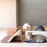 pidan Katzentunnel für Indoor-Katzen, Spielmatte, Katzenspielzeug, Aktivitäts-Teppich, Spielzeug, Übung, Filzmaterial, zufällige Kombinationen und unendliche Erweiterung (2 Stück)