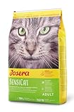 JOSERA SensiCat (1 x 10 kg) | Katzenfutter mit extra verträglicher Rezeptur | Super Premium Trockenfutter für ausgewachsene und empfindliche Katzen | 1er Pack