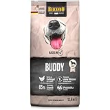 BELCANDO Baseline Buddy [12,5kg] Trockenfutter für Hunde | Für ausgewachsene Hunde mit normaler Aktivität | Geeignet für alle Rassen | Mit Prebiotika für eine gesunde Darmflora