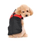 Ectkuee Winter Warm Pet Hund Kleidung klein wasserdichte Hundemantel Jacke Winter Gesteppt Gepolstert Puffer Pet Kleidung…
