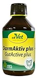 cdVet Naturprodukte DarmAktiv plus 250 ml - Hund, Katze - Ergänzungsfuttermittel - Stärkung des Immunsytsems - Unterstützung der Darmflora - Bekämpfung von Krankheitserregern - Gesundheit -
