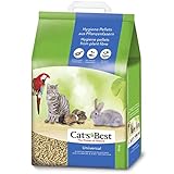 Cat's Best Universal, 100 % pflanzliche Kleintierstreu, nicht klumpende Pellets aus Pflanzenfasern – für Katzen und andere Kleintierrassen, 11 kg/20 l