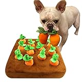 Celawork Intelligenzspielzeug für Hund Interaktives Spielzeug Plüsch Karotte Schnüffelteppich hundespielzeug Intelligenz schnüffelteppich Hunde Gemüse Plüschtier Für Hund