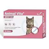 Animal Vita® Spot On Zeckenschutz für Katzen [zuverlässiger Zeckenschutz] Zeckenmittel für Katzen -Zeckenschutz Katze- Spot On für Katzen