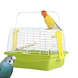 Transportkäfig für Vögel, tragbarer Papageienkäfig, Reisekäfig für Vögel, Transportzubehör für Vögel, Metallmaterial für Tauben, Papp