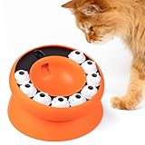 NATURUMA das ORIGINAL Katzen-Futter-Karusell | Interaktives Katzenspielzeug für Intelligenz und Gesundheit | Spülmaschinen geeignet, Fördert langsames Essen & Gewichtsreduktion