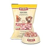 DIBO Geflügel, 3 x 2.000g-Beutel, Tiefkühlfutter, gesunde, natürliche Ernährung für Hunde und Katzen, Barf Fleisch