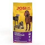 JosiDog Adult Sensitive (1 x 15 kg) | Hundefutter für empfindliche Hunde, besonders bekömmlich & glutenfrei | powered by JOSERA | Premium Trockenfutter für ausgewachsene, sensible Hunde | 1er Pack