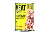 Josera Menu für Fleischliebhaber Huhn mit Nassfutter für Hunde, Juicy Chicken, Leckeres Rind & Schwein, 6 x 400 g