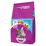 whiskas Futter für Katzen, 1 Jahre, Thunfischgeschmack, 1400 g