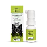 OPHPET | Relief Spray 10 ml - Augenreiniger für Hunde und Katzen, Augenspray ohne Konservierungsstoffe, sterile isotonische Lösung, erfrischend & feuchtigkeitsspendend