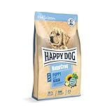Happy Dog 60515 – NaturCroq Puppy – Alleinfutter mit Kräutern für Welpen ab 4 Wochen bis 6 Monate – 4 kg Inhalt
