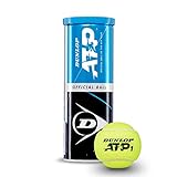 Dunlop Tennisball ATP Official – für Sand, Hartplatz & Rasen (1x3er Dose)