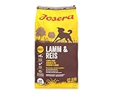 JOSERA Lamm & Reis (1 x 12,5 kg) | Hundefutter mit Lamm als einziger tierischer Eiweißquelle | Super Premium Trockenfutter für ausgewachsene Hunde | 1er Pack