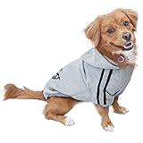 Eastlion Hund Pullover Welpen-T-Shirt Warm Pullover Mantel Pet Kleidung Bekleidung, Grau, Gr. XS