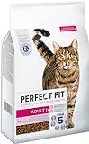 PERFECT FIT Adult Trockenfutter für erwachsene Katzen ab 1 Jahr - Lachs, 7 kg (1 Beutel)