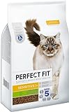 PERFECT FIT Adult Trockenfutter für erwachsene, sensitive Katzen ab 1 Jahr - Truthahn, 7 kg (1 Beutel)