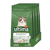 Ultima Truthahn, Trockenfutter für Katzen, 4 x 1,5 kg, insgesamt 6 kg