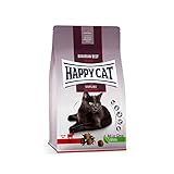 Happy Cat 70574 - Sterilised Adult Voralpen Rind - Trockenfutter für sterilisierte Katzen und Kater - 1,3 kg Inhalt