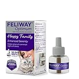 Feliway Optimale Nachfüllung, die Beste Lösung zur Linderung von Katzenangst, Katzenkonflikten und Stress im Haus, 48 ml (1 Stück)