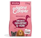 Edgard & Cooper Welpenfutter, Trockenfutter für Hunde (Ente & Huhn, 2.5kg), Hundefutter trocken, Getreidefrei, natürliche Zutaten und frisches Fleisch, voller essentieller Aminosäuren