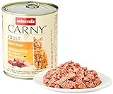 animonda Carny Adult Rind + Huhn (6 x 800 g), Katzennassfutter für ausgewachsene Katzen, Nassfutter mit 100 % frischen, fleischlichen Zutaten, Katzenfutter ohne Getreide und Zucker