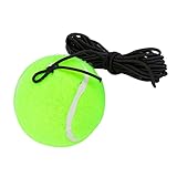XHIKOWAT Tennisball mit 13,1 Fuß Gummischnur für Einzelübungen, Tennis-Trainingsball für Anfänger