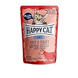 Happy Cat Pouch Adult Rind & Herz