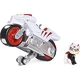 PAW PATROL Moto Pups Wildcats Motorrad mit Spielfigur, Fahrzeug mit Rückzugs- und Wheelie-Funktion, ab 3 Jahren, Basis Fahrzeug (Basic Vehicle)