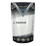 Taurin Pulver 100% rein - 1000g Aminosäure L-Taurin - 1kg - ohne Zusatzstoffe - vegan -mit Messlöffel