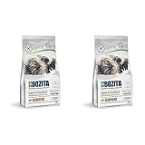 BOZITA Indoor & Sterilised Getreidefrei mit Rentier - Trockenfutter für Erwachsene hauptsächlich drinnen lebende Katzen, 0.4 kg (Packung mit 2)