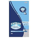 Catsan Hygiene Plus – Weiße Hygienestreu mit Extra-Mineralschutz – 1 x 20 Liter