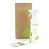 BactoDes Green Neutral Granulat Sticks, Geruchsentferner Geruchsneutralisierer Geruchskiller Lufterfrischer Reiniger, 4 Sticks und Sprühflasche