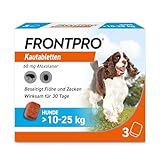 Frontpro 68 mg für Hunde 10-25 kg 3 Kautabletten
