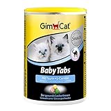 GimCat Baby Tabs - Funktionale Leckerli mit Taurin und L-Carnitin für junge Katzen ab der 6. Woche - 1 Dose (1 x 85 g)