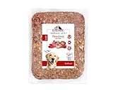TACKENBERG Barf Fleischmix vom Rind für Hunde - 14 x 1000 g - leckeres Frostfleisch als Hundefutter in Premiumqualität - geeignetes Gefrierfutter für untergewichtige Hunde - ohne Zusatzstoffe 14 x