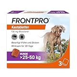 Frontpro 136 mg für Hunde 25-50 kg 3 Kautabletten
