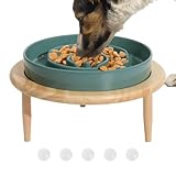 Slow Feeder Hundenäpfe,Hundenäpfe Slow Feeder - Anti-Rutsch-Hundenäpfe aus Keramik zum Füttern mit erhöhtem Boden | Multifunktionaler Slow Feeder Indoor-Haustier-Entspannungsspielzeug, Katzenzucht, Zu